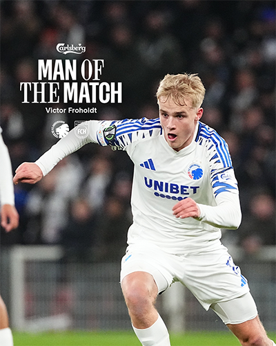 Victor Froholdt - Carlsberg Man of the Match