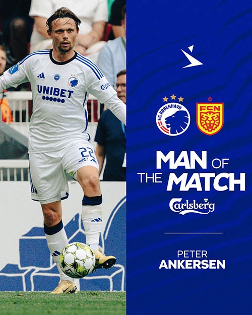 Peter Ankersen - Carlsberg Man of the Match