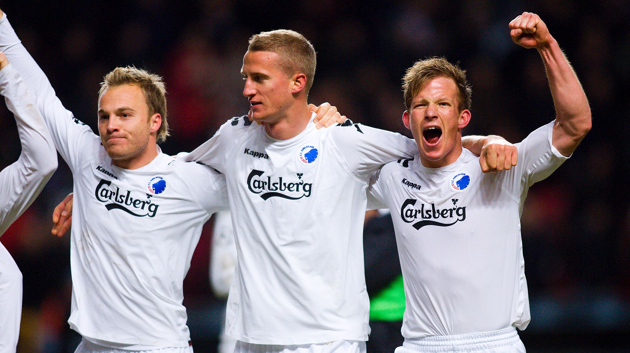 Lars Jacobsen, Brede Hangeland og Dan Thomassen