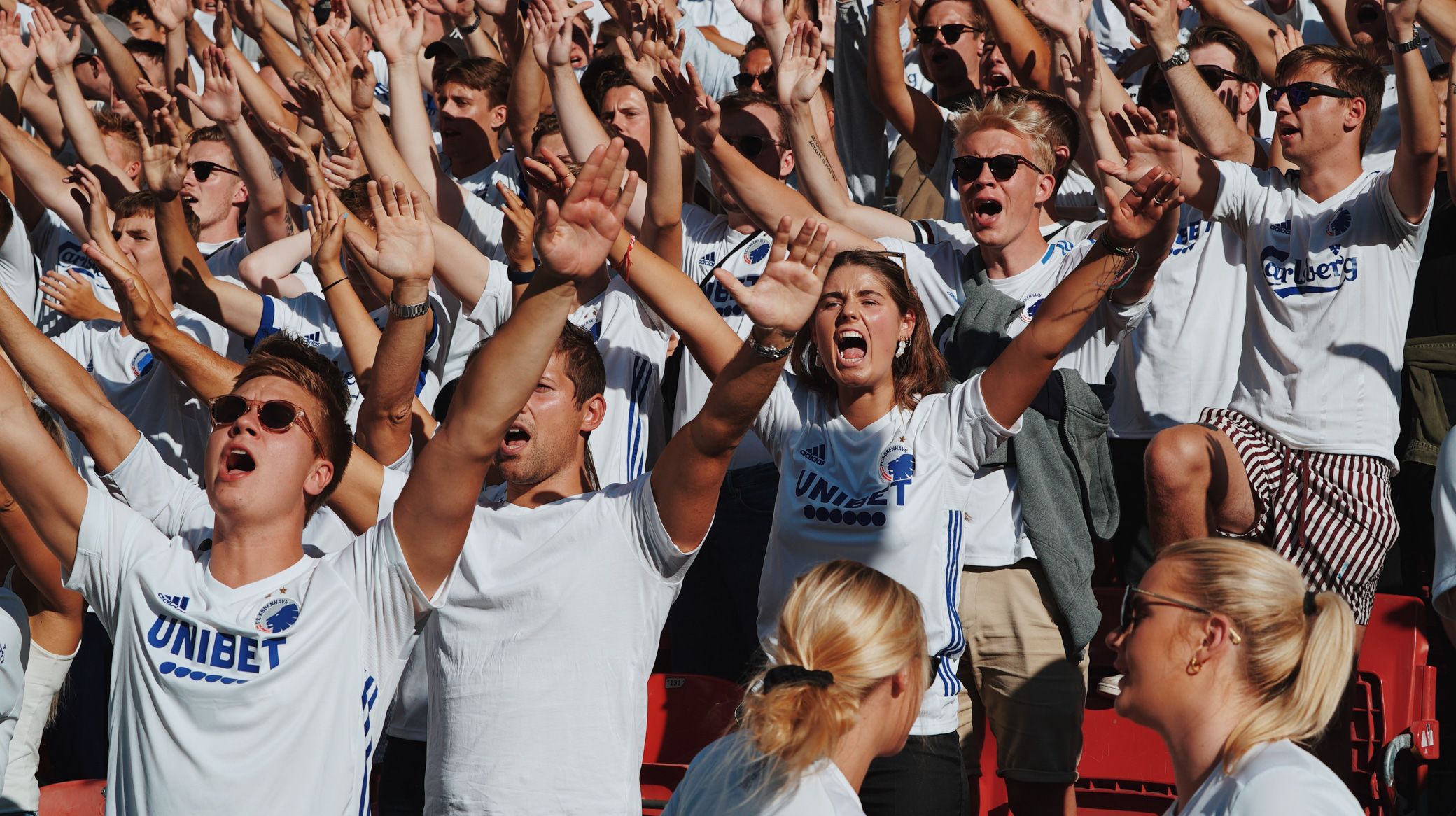 FCK-fans i Parken