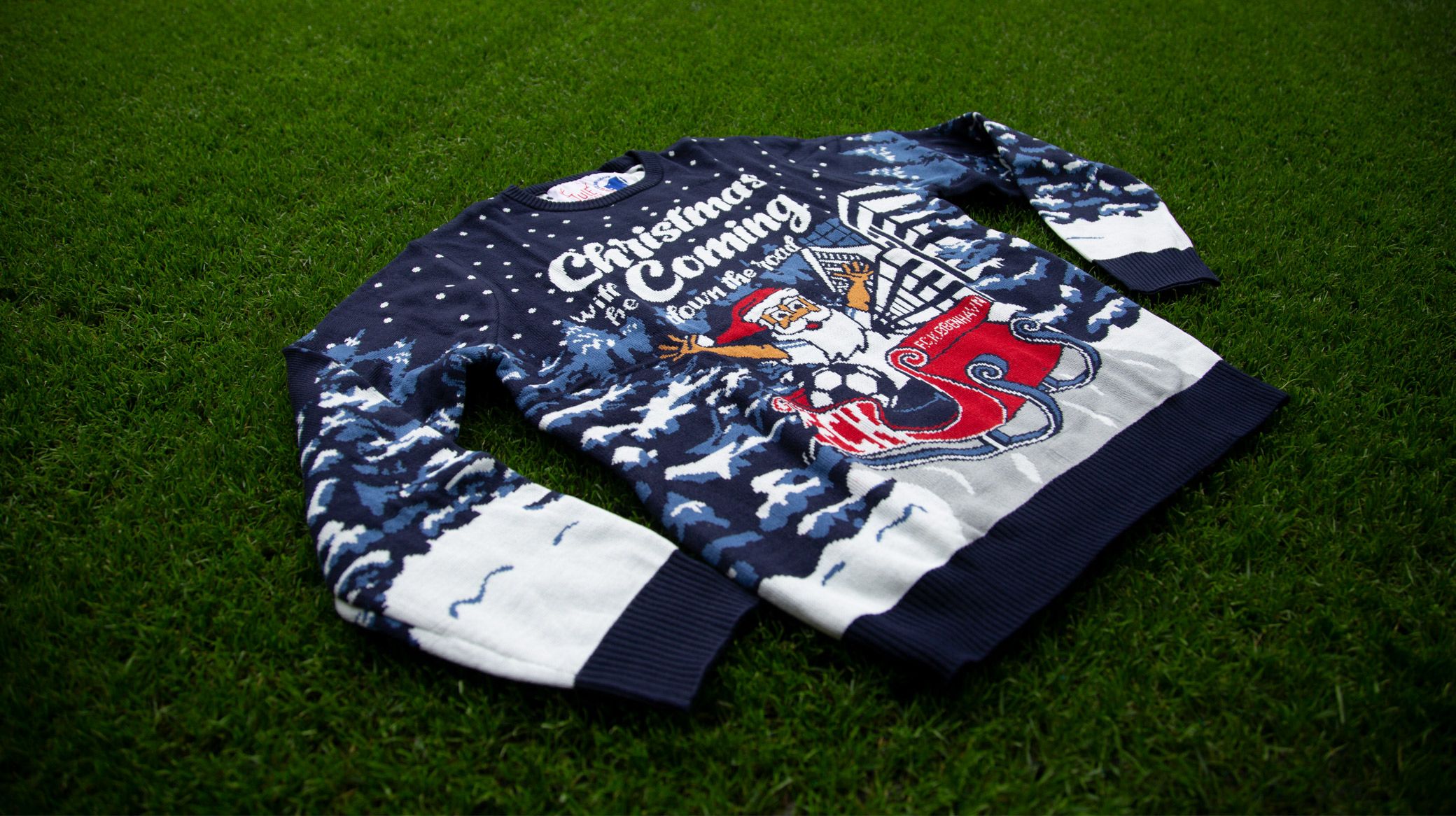 Fckshop Dk North Christmas Sweater 2022 F.c. Copenhagen Christmas Jumper Available To Order Online | F.c. København