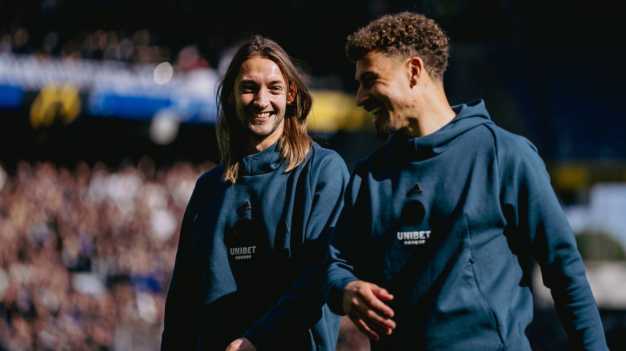 Rasmus Falk og Jordan Larsson i det nye adidas Z.N.E. fritidssæt