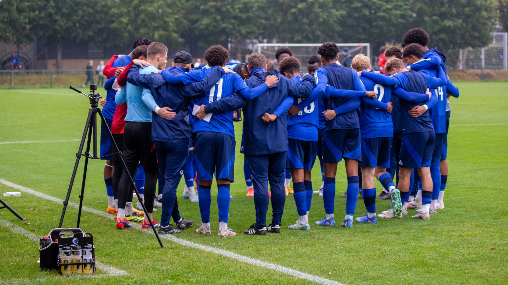 Holdet samles før kickoff