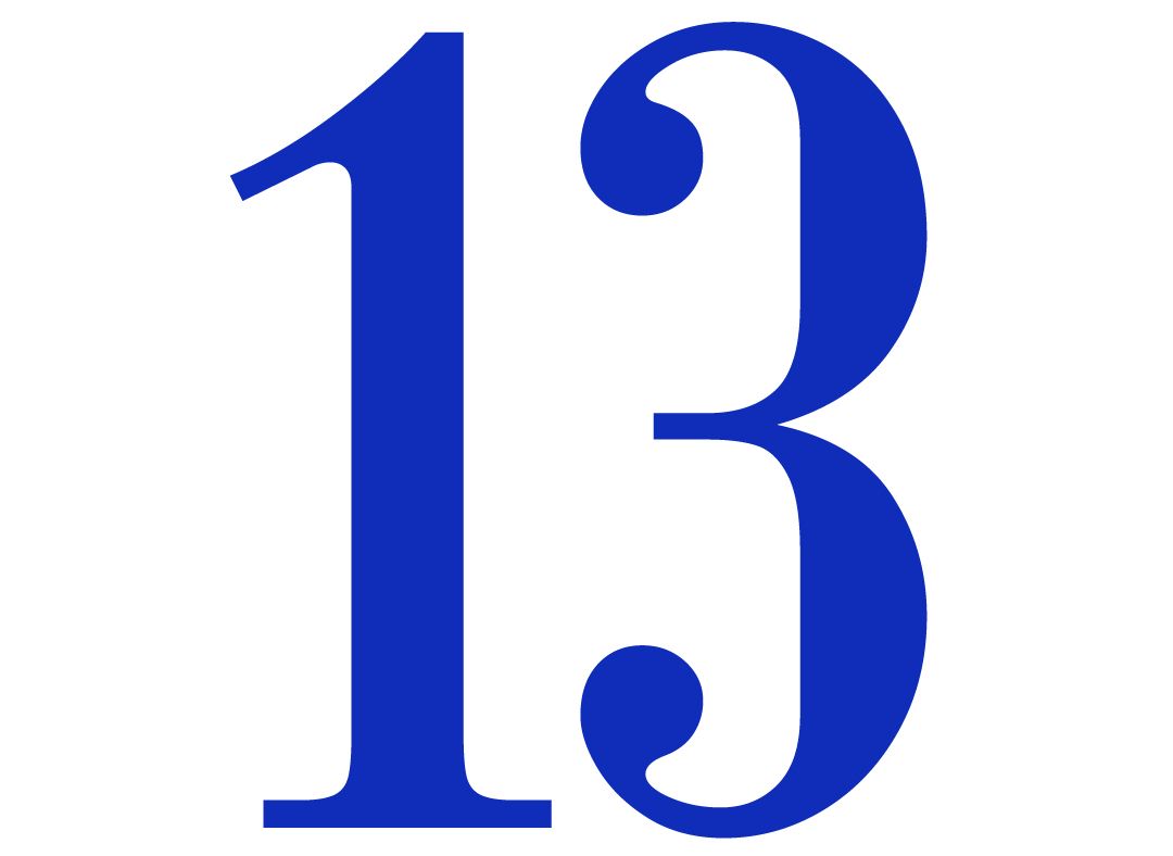 13