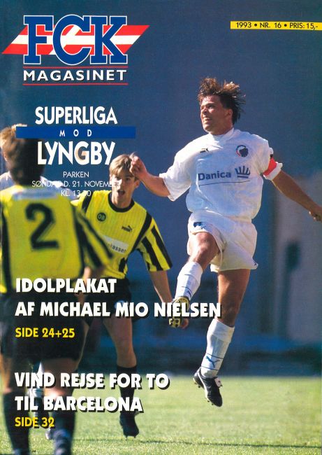 Kampprogram, FCK-Lyngby, 21.11.93