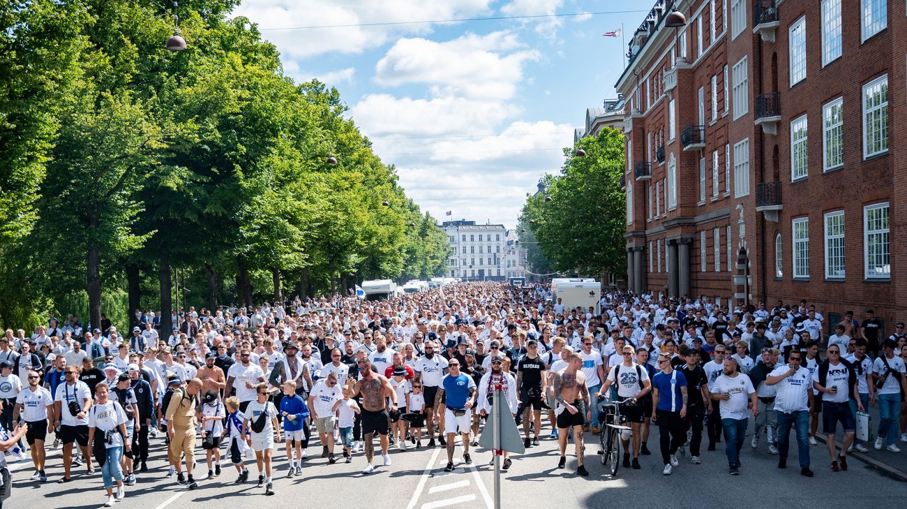 Klubmarch gennem København