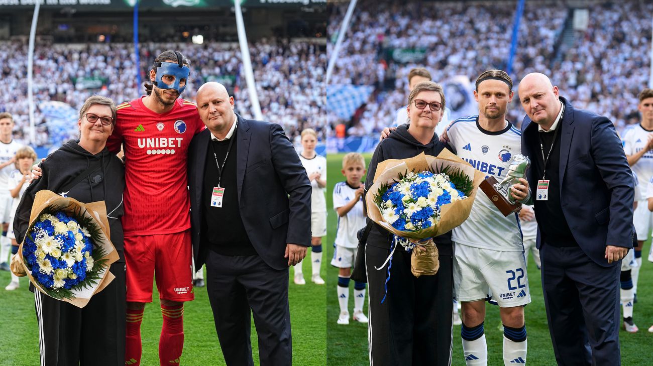 Peter Christiansen og Karina Danielsson tager afsked med Kamil grabara og Peter Ankersen