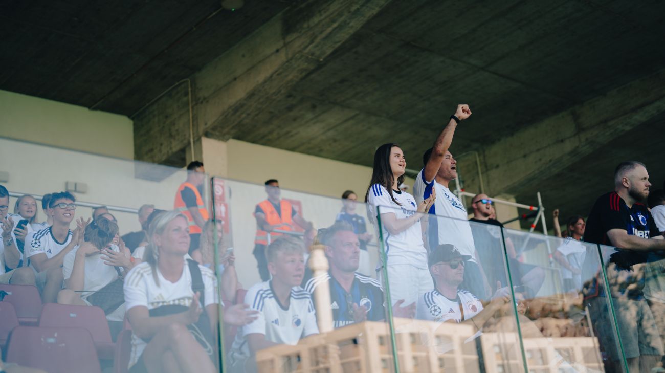 FCK-fans på Europa Point Stadium